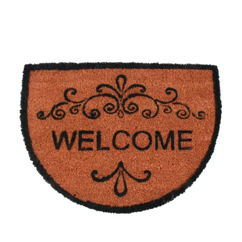 Tapete De Entrada Welcome Wincy Meia Lua Fibra De Coco DTA03030 (MP)