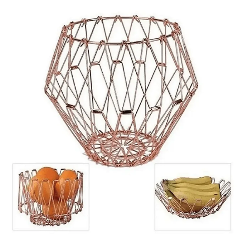 CESTO FRUTA ARAMADO 20X13 ROSE