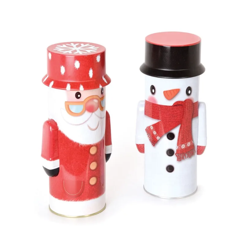 Lata personagens chapeu sortido 8,5 x 24,5 cm - Modelo Boneco de Neve