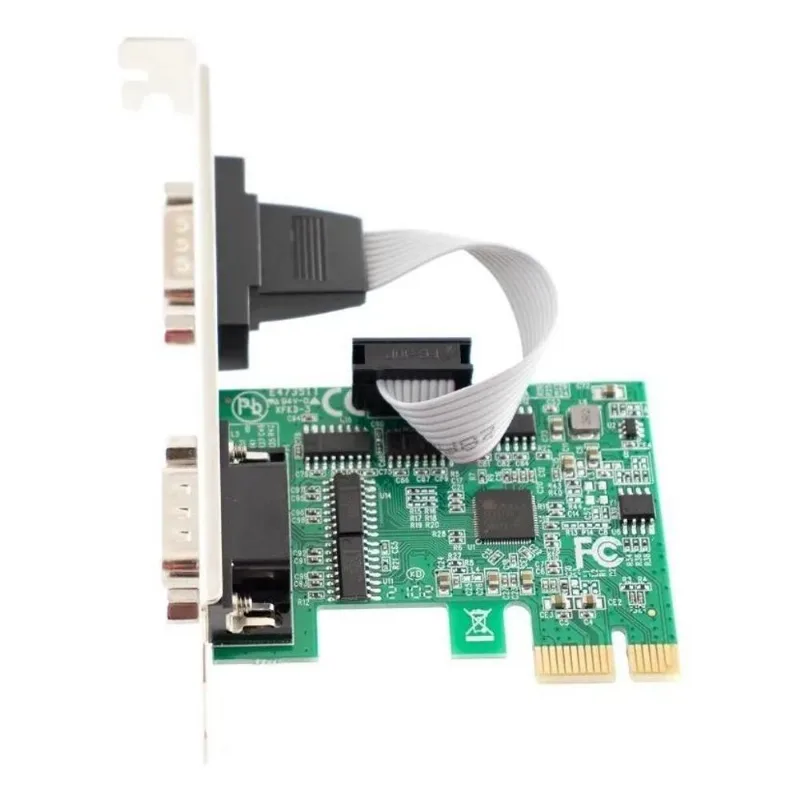 3x Placa Pci Express 1x 2 Porta Serial Db9 Rs232 Rs485 Rs422