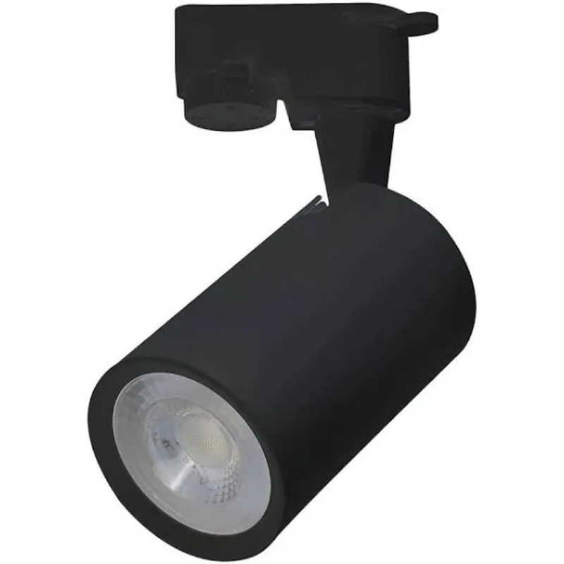 Spot redondo para trilho 2 fios preto 5w 6000k 127v/220v Luminatti - Luminatti