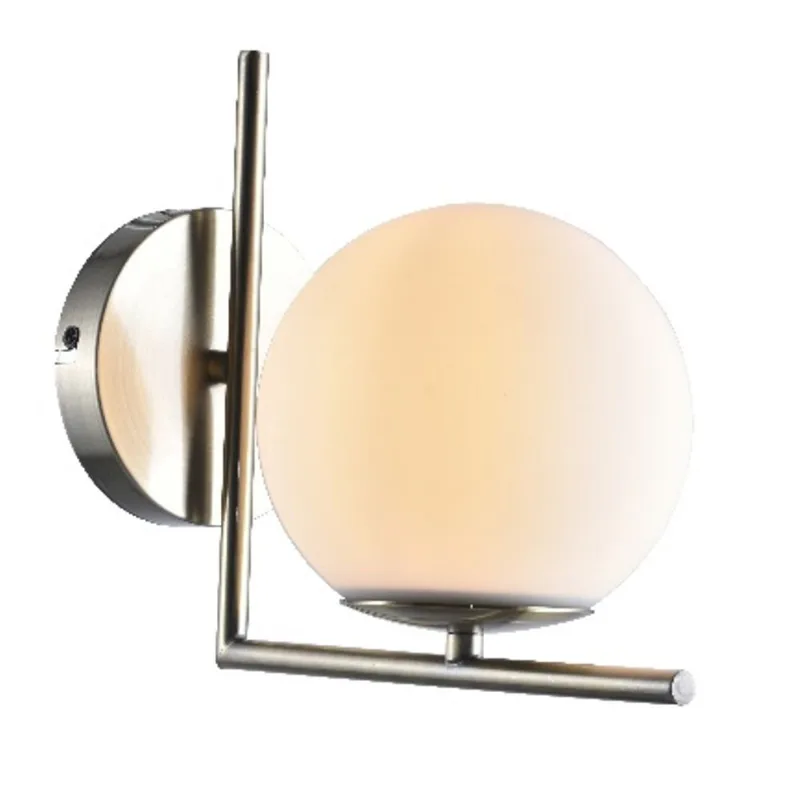 Pendente Globe V E27 Opalino Dourado Orluce