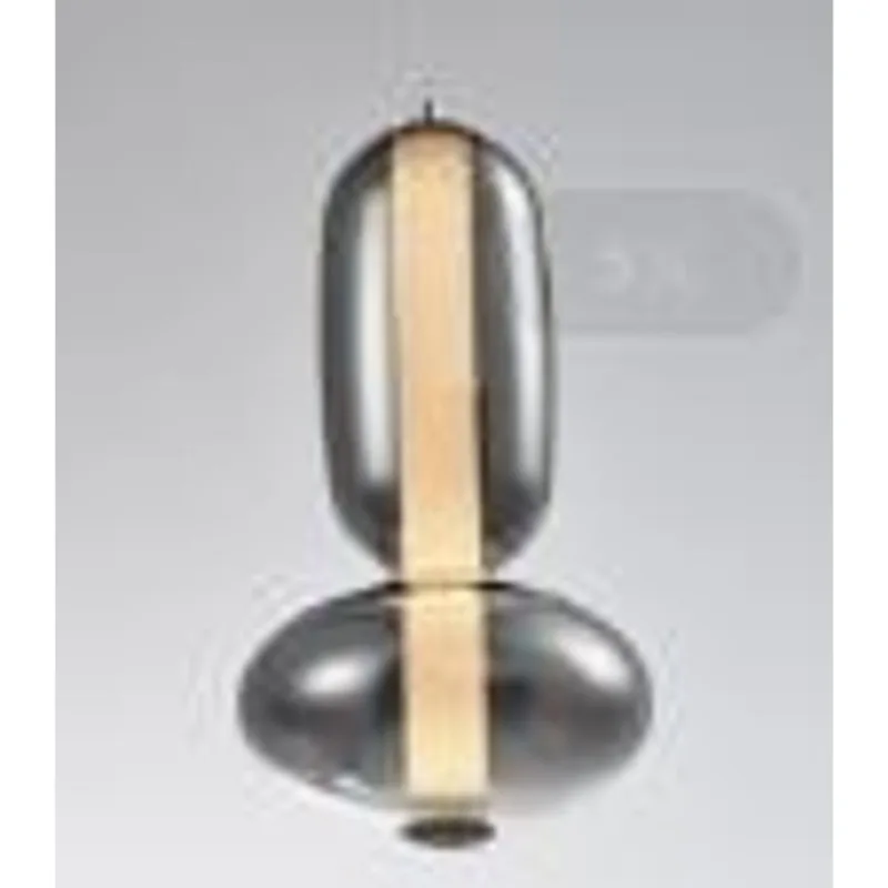Pendente Fumê/Cromado Bolla Led Orluce