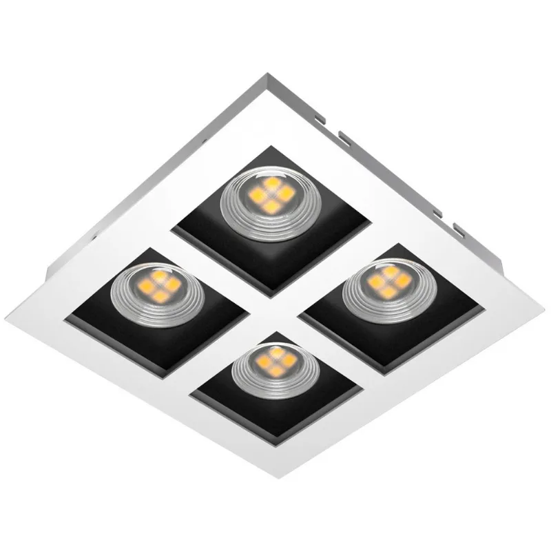 Spot de embutir par 20 4 luzes e-27 bcm - ptm ORLUCE