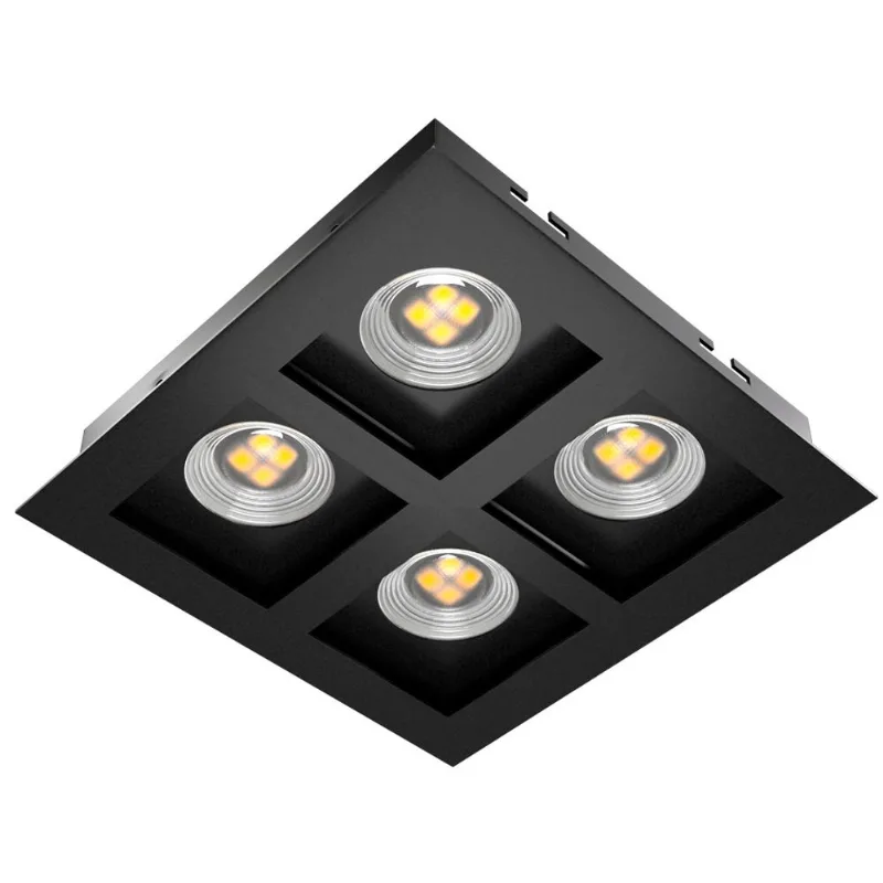 Spot de embutir par 20 4 luzes e-27 ptm - ptm ORLUCE