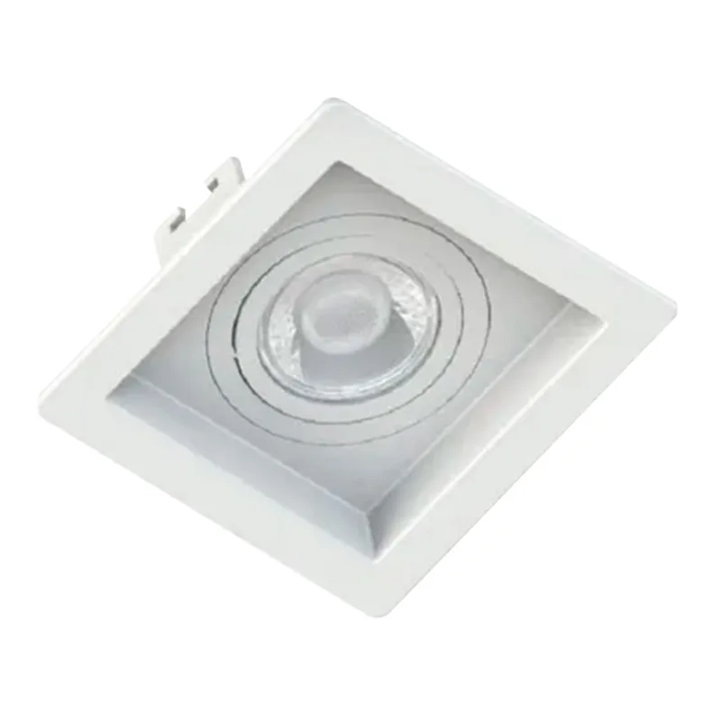 Spot Led Recuado Mr11 Embutir Quadradod 3W Branco Luminatti - Luminatti