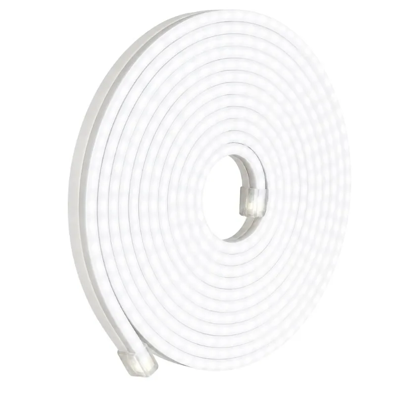 Fita LED Neon Flex 5 Metros 10W/m IP65 450 Lúmens Bivolt Luminatti Fita de Led Neon Flex 5 Metros 10W/m Luz Branca 12V IP65 Bivolt - Luminatti