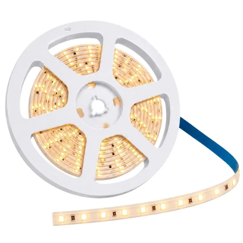 Fita LED Direct 5 Metros 10W/m IP65 810 Lúmens 220V Luminatti Fita de Led Direct 5 Metros 10W/m Luz Amarela 220V - Luminatti