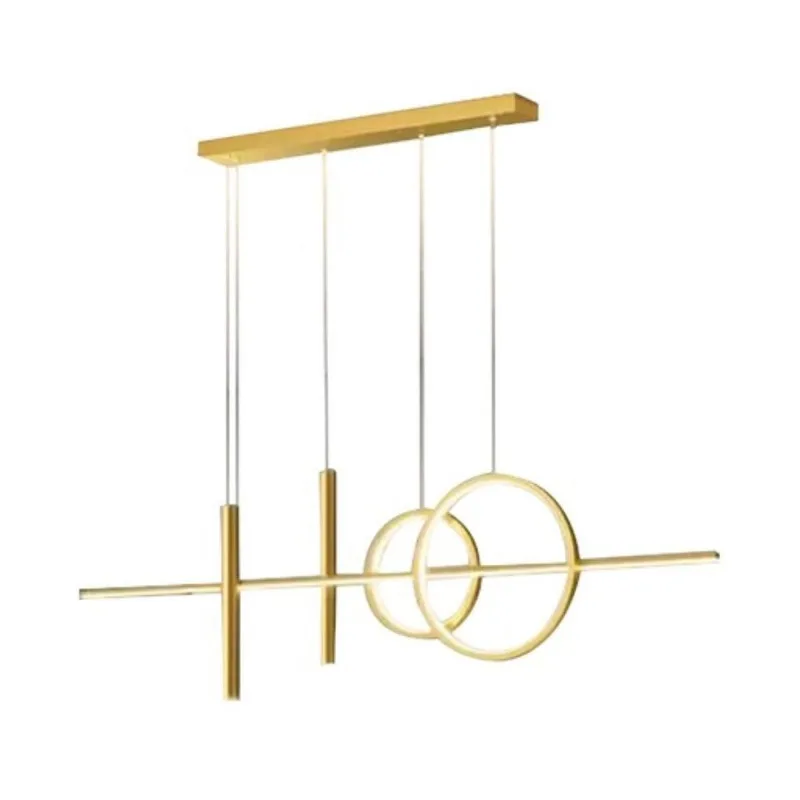 Pendente Led Zirco I 32W Dourado Luminatti - Luminatti