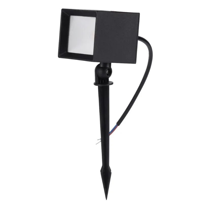 Espeto Jardim Led Qad 7w 3000k Preto Bivolt Luminatti - Luminatti