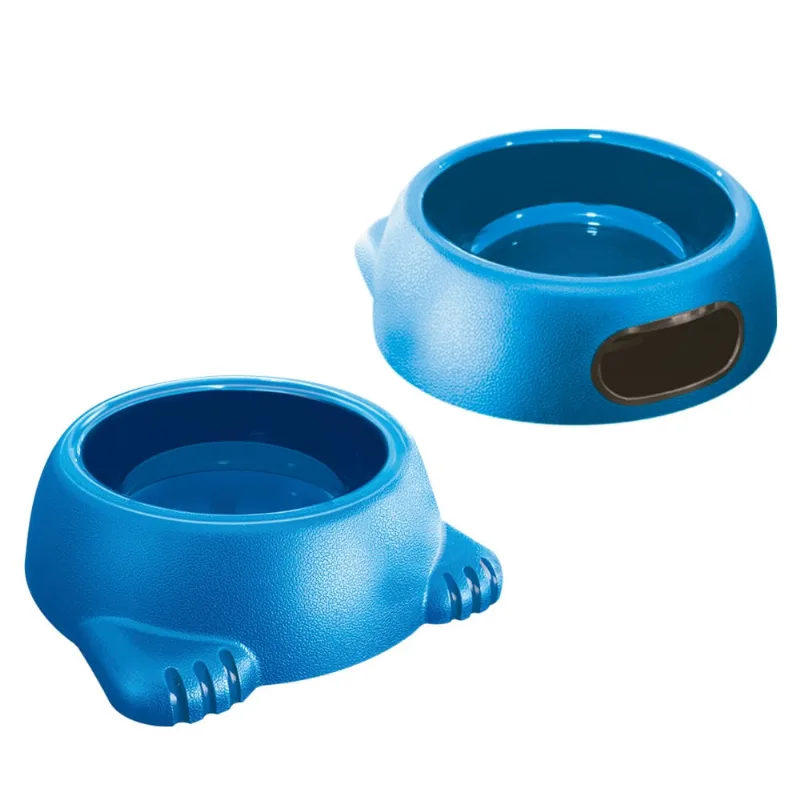Comedouro Glamour P/caes e Gatos N3-1000ml Azul