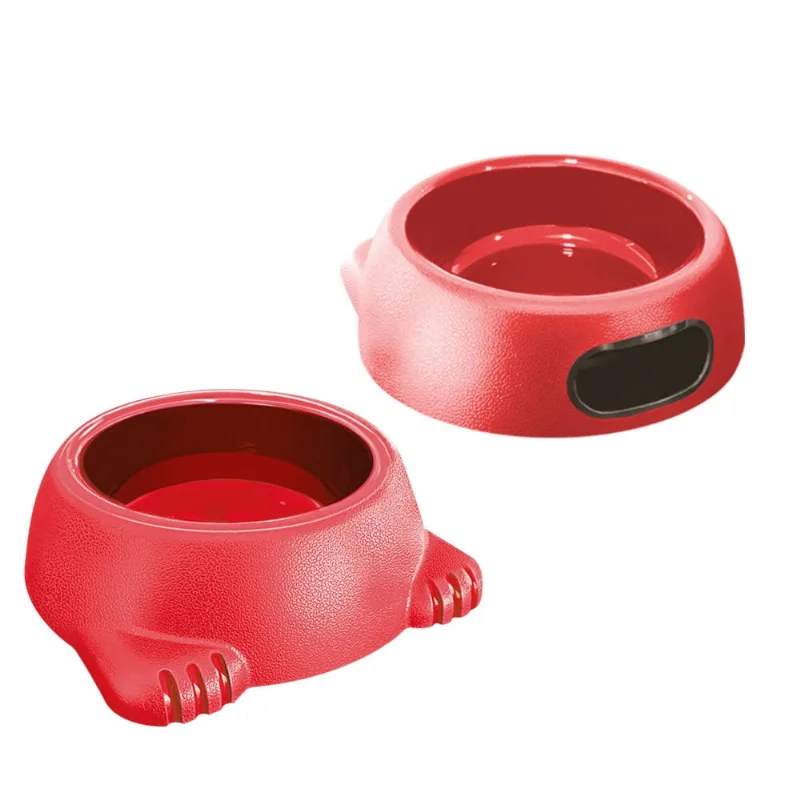 Comedouro Glamour P/caes e Gatos N2-500ml Vermelho