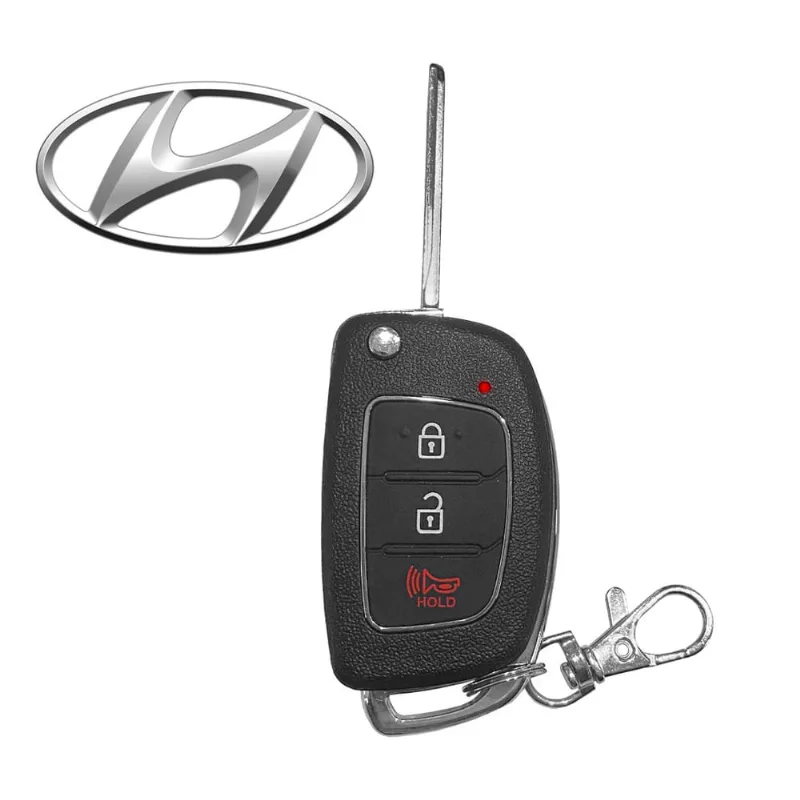 Chave Telecomando Modelo Canivete Lâmina Hyundai HB20
