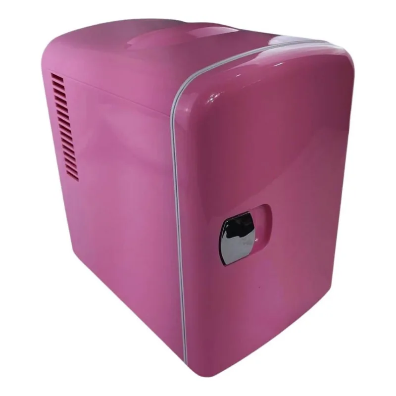Mini Geladeira Veícular KX3 Aquece/Refrigera 4,5L 12V - Rosa