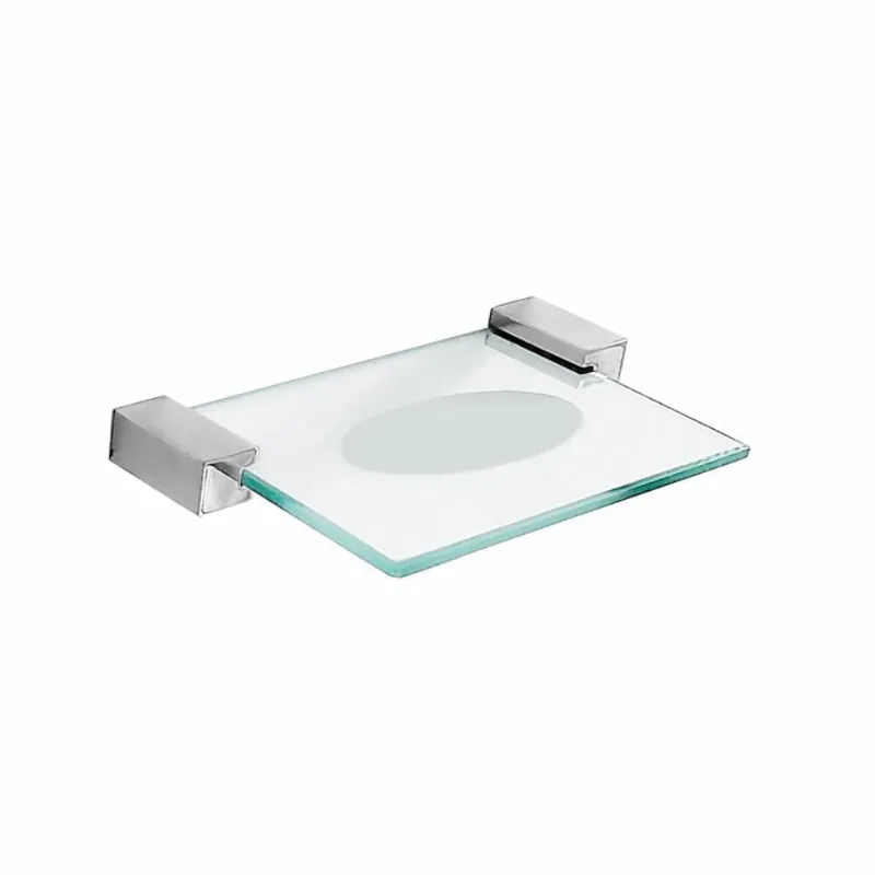 Saboneteira Vidro Porta Sabonete Classic 605Cl Grego Metal