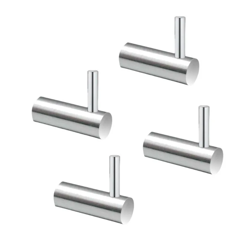 Cabide Em Metal Kit 4 Peças Luxo Slim 512Ls4 Grego Metal