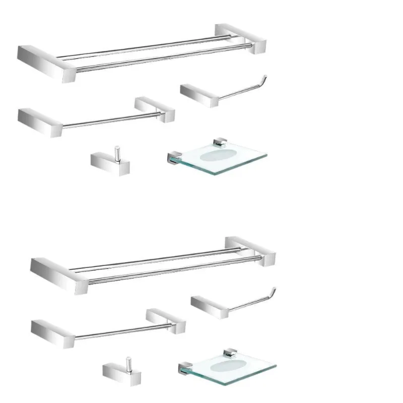Acessórios Para Banheiro 2 Kits 10 Peças 800Pk2 Prátika