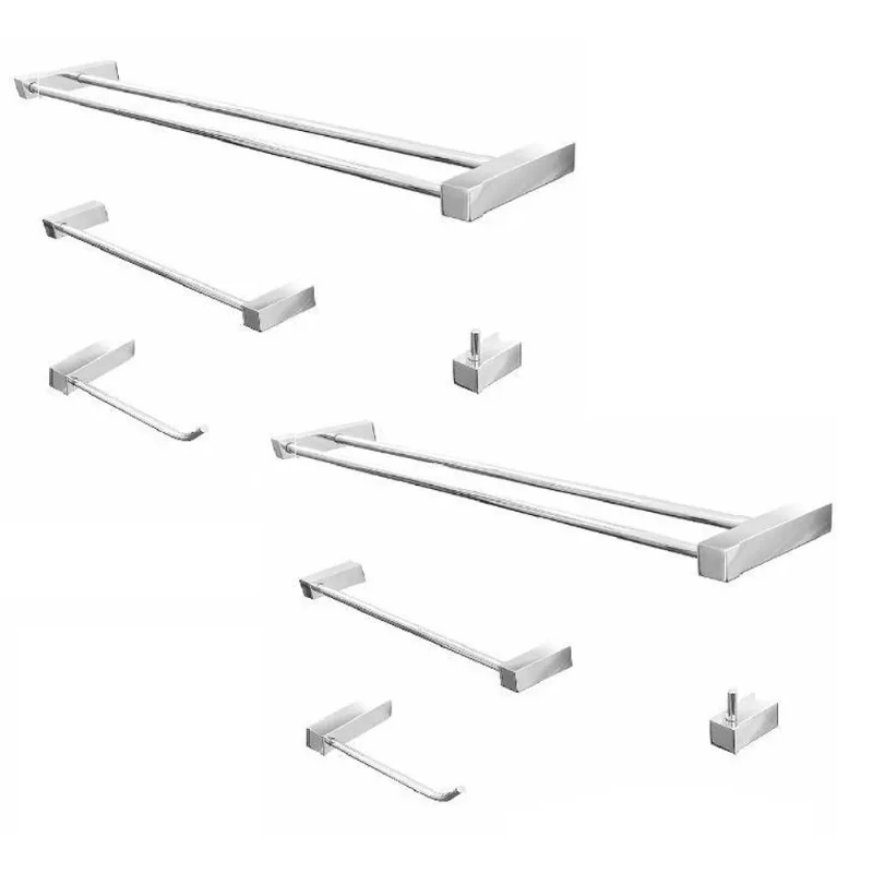 Kit Acessórios De Banheiro 2 Kits (8 Peças 824Pk2 Prátika
