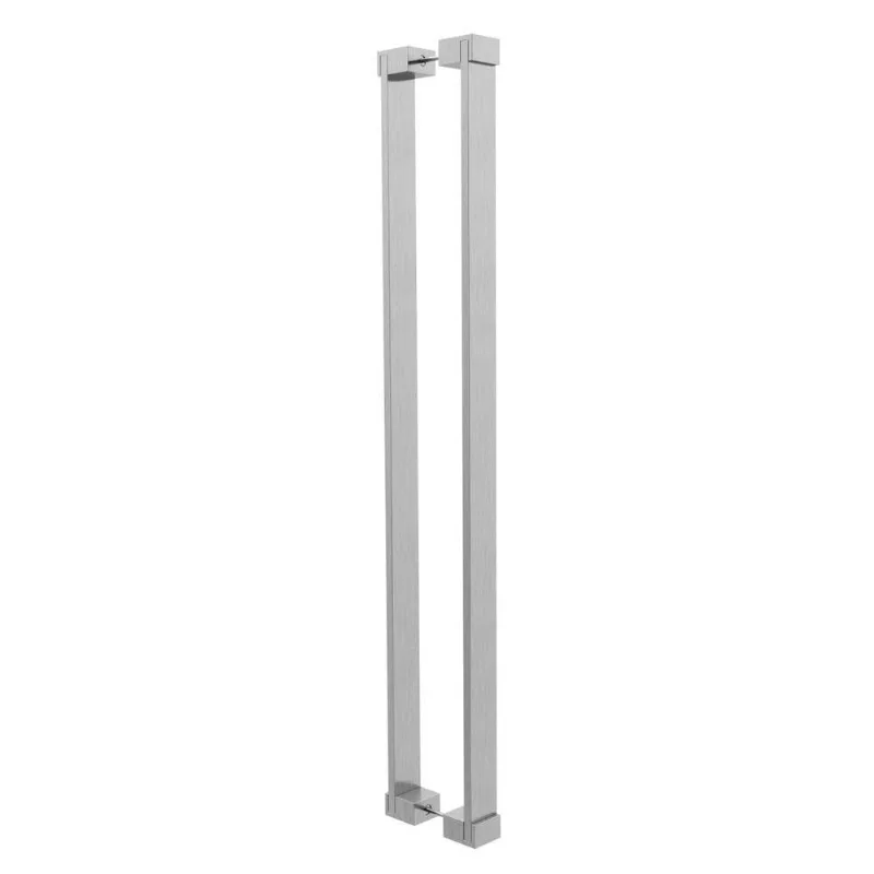 Puxador Para Portas Em Aço Inox Escovado Apolo Grego Metal 100cm
