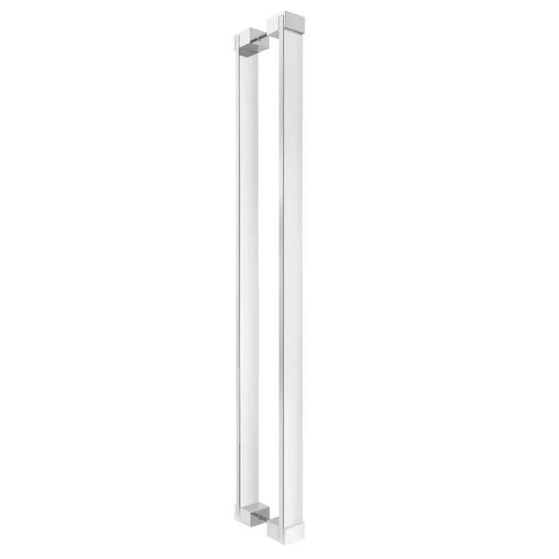 Puxador Para Portas Em Aço Inox Alto Brilho Apolo Grego Metal 80cm