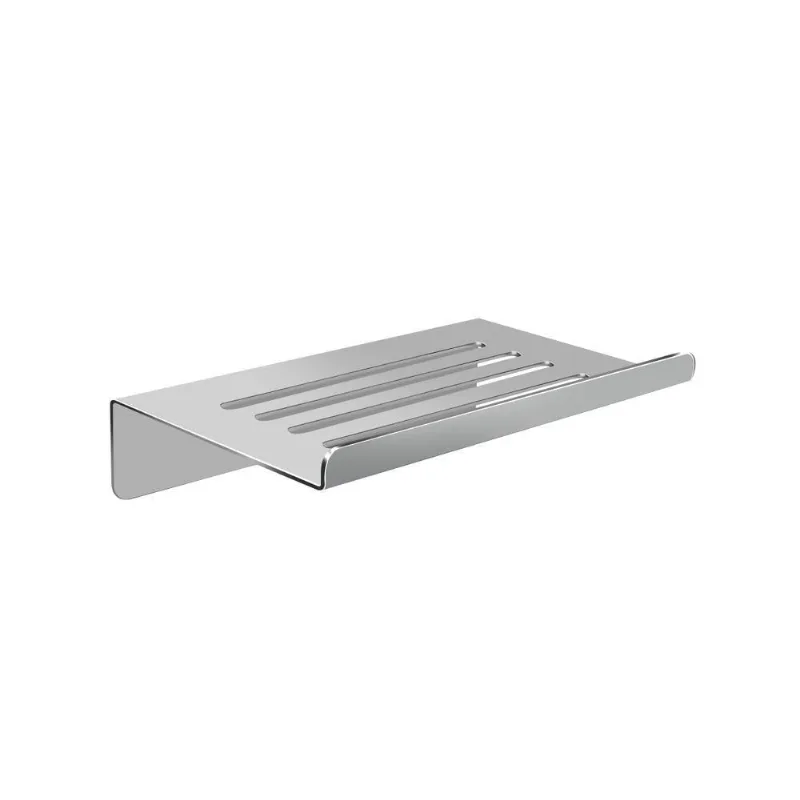 Saboneteira Para Banheiro Escovado Grega Aço Inox 14cm
