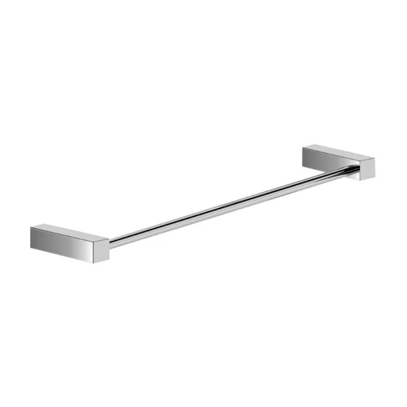 Toalheiro Duplo Para Banheiro Escovado Troia Grego Metal 40cm