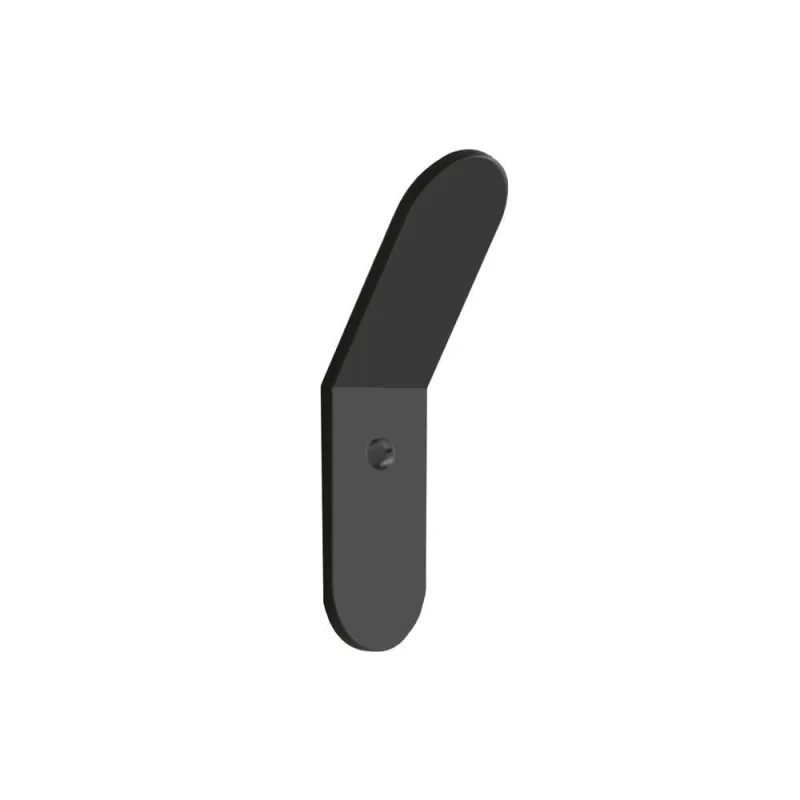 Cabide Para Banheiro Preto Fosco Agata Grego Metal - OUTRAS