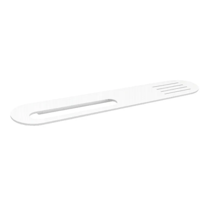 Prateleira Com Toalheiro Para Banheiro Branco Agata 60cm - OUTRAS