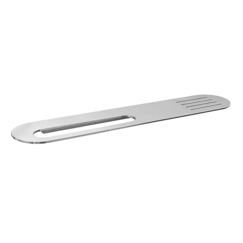Prateleira Com Toalheiro Para Banheiro Escovado Agata 60cm - OUTRAS - Utilidades Domesticas
