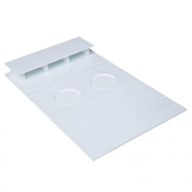 Esteira para Sofá Flexível 2 Porta Copos e Porta Controle LC Marques Branco