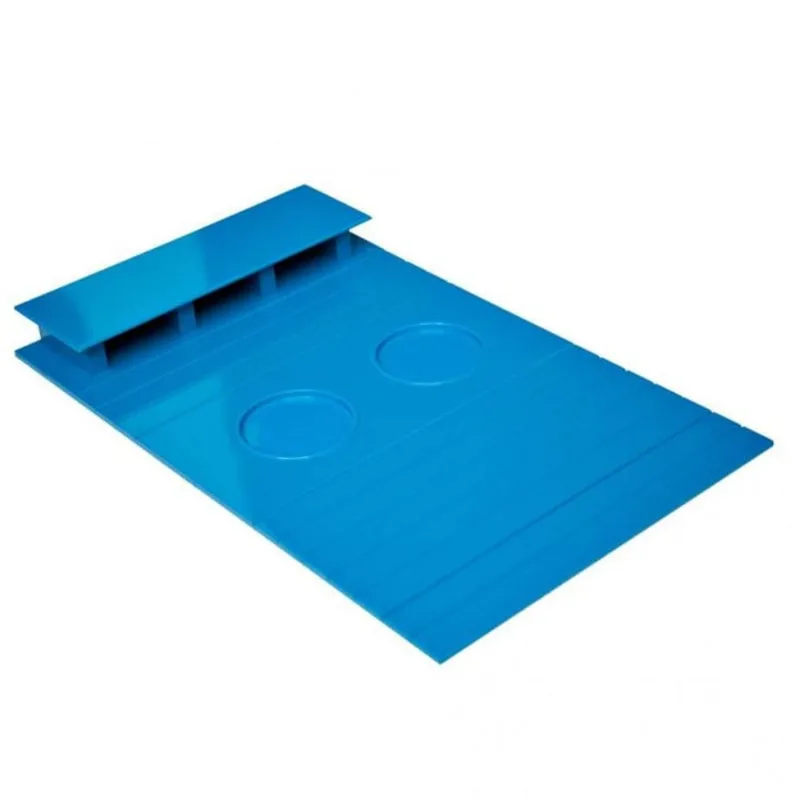 Esteira para Sofá Flexível 2 Porta Copos e Porta Controle LC Marques Azul