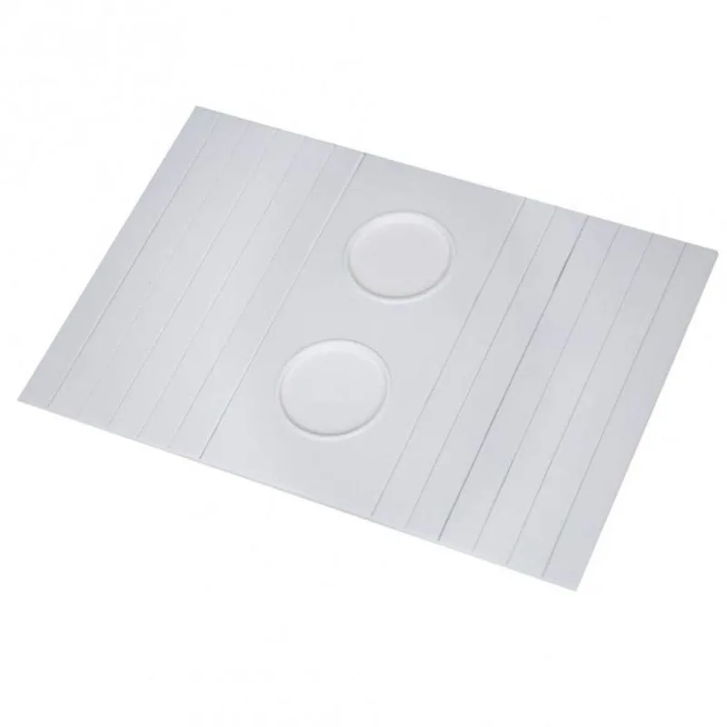 Esteira para Sofá Flexível 2 Porta Copos LC Marques Branco