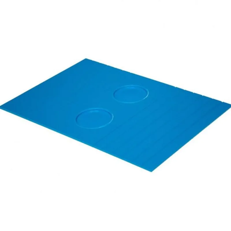Esteira para Sofá Flexível 2 Porta Copos LC Marques Azul