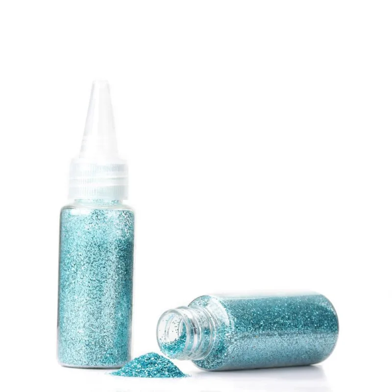 Glitter Metalizado Para Decorar E Criar 20 Gramas Azul Bebê Silver Festas