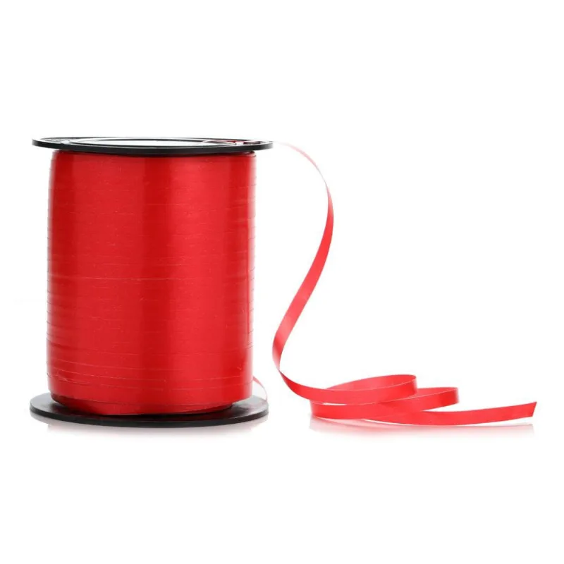 Fitilho 5mm x 200m Para Amarrar E Decorar Vermelho Silver Festas
