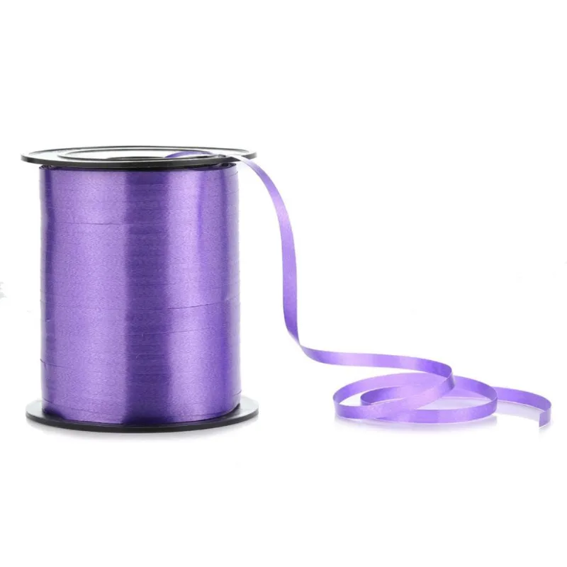 Fitilho 5mm x 200m Para Amarrar E Decorar Roxo Silver Festas
