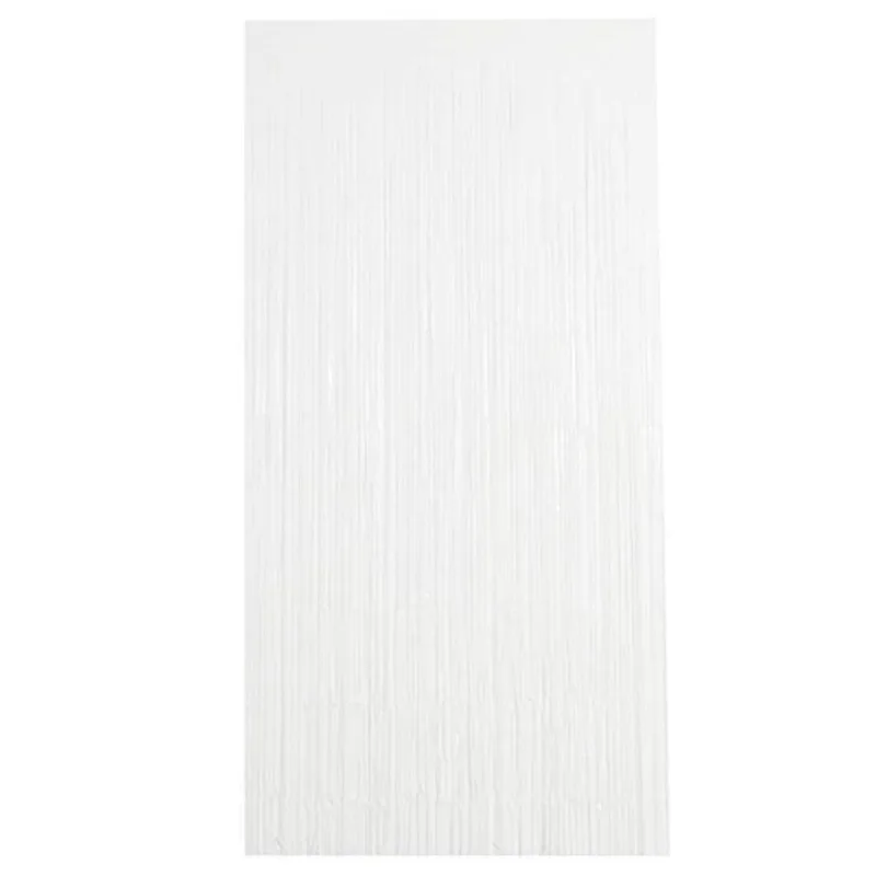 Cortina Metalizada 100x200cm Branca - 1 Un