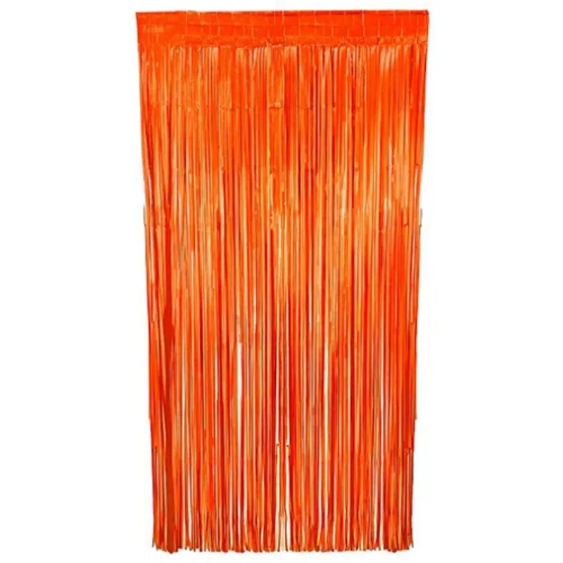 Cortina Neon 1,00x2,00 Metros Laranja - 1 Un