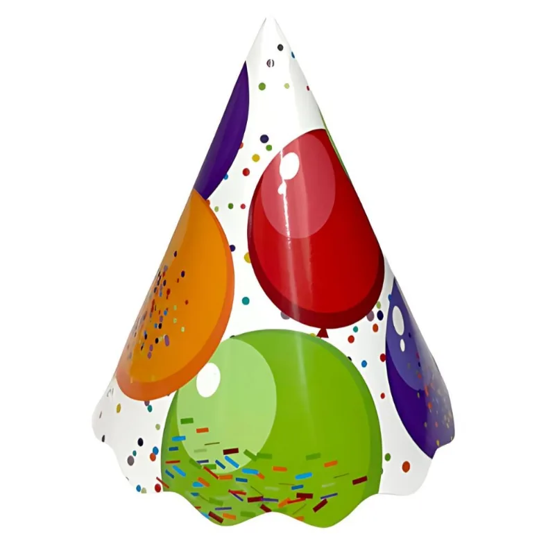 Chapéu De Papel Silver Festas 8 Unidades Colorido (MP)