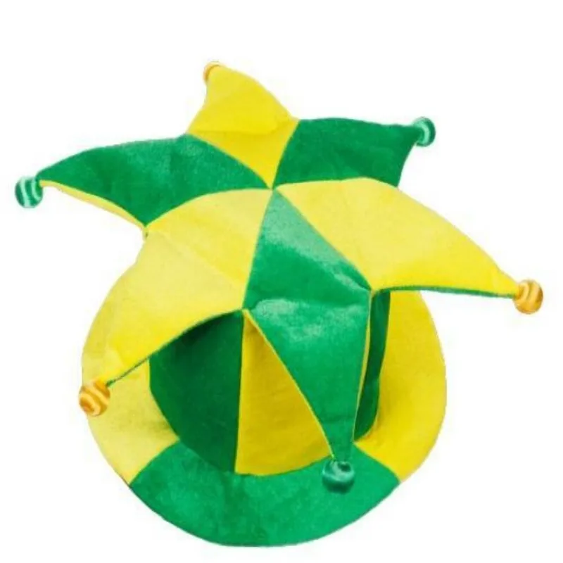 Chapéu Bobo da Corte Verde e Amarelo