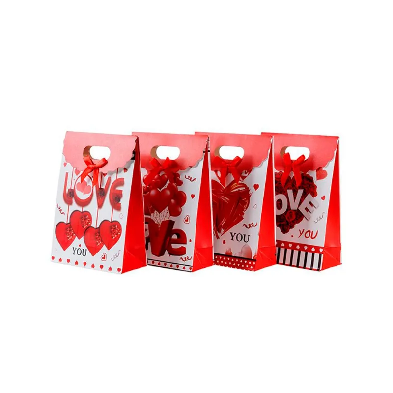Sacola Papel Silver Estampada Love 21cm un