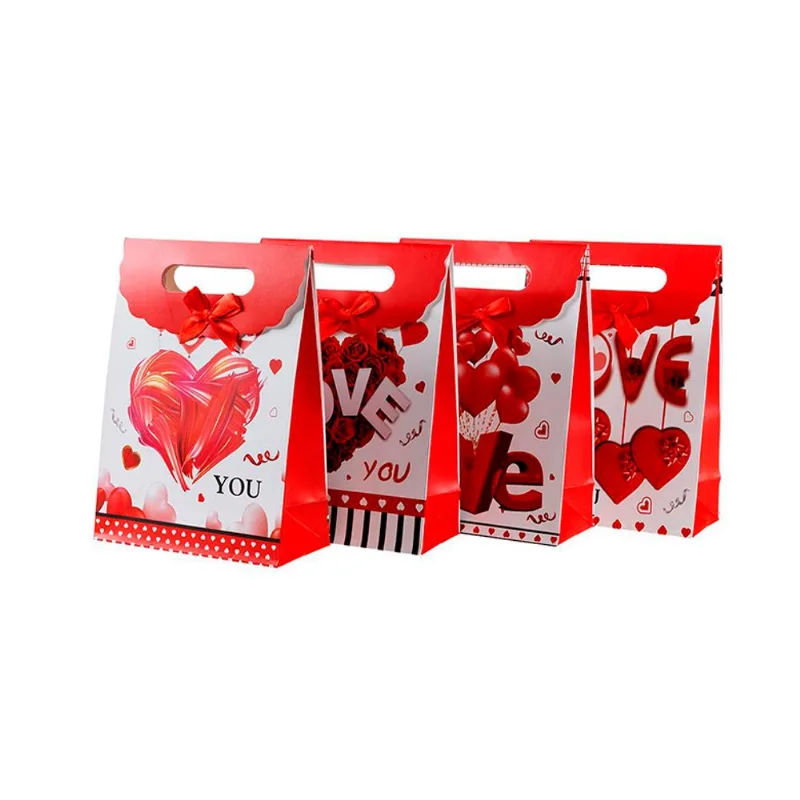 Sacola Papel Silver Estampada Love 27cm un