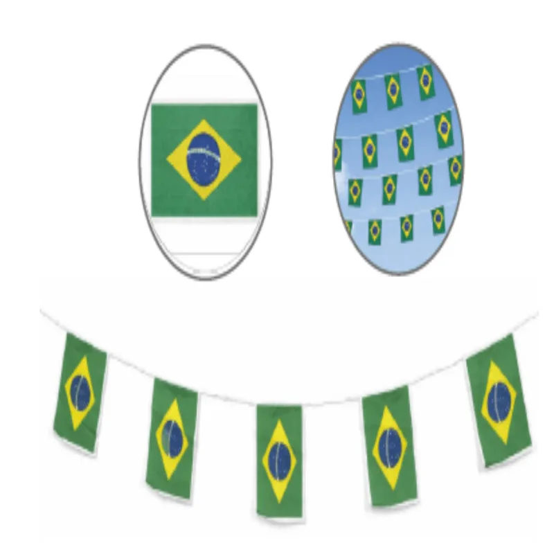 Bandeirinhas Copa do Mundo Brasil 5m