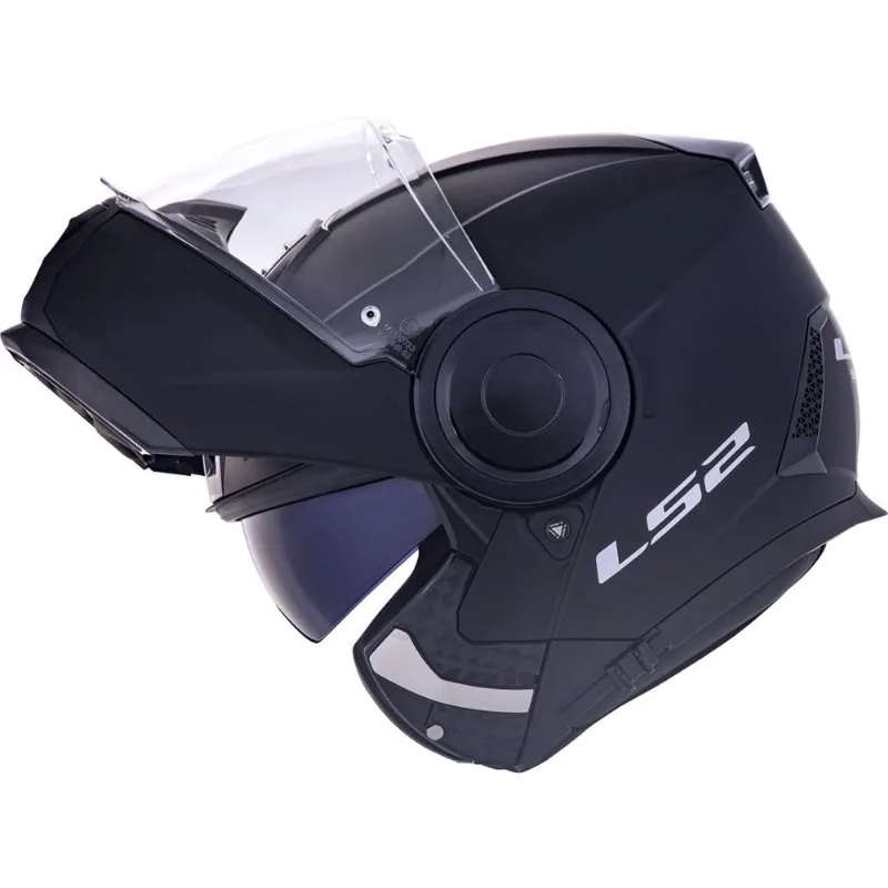 Capacete Ls2 Scope Ff902 Monocolor Preto Escamoteável