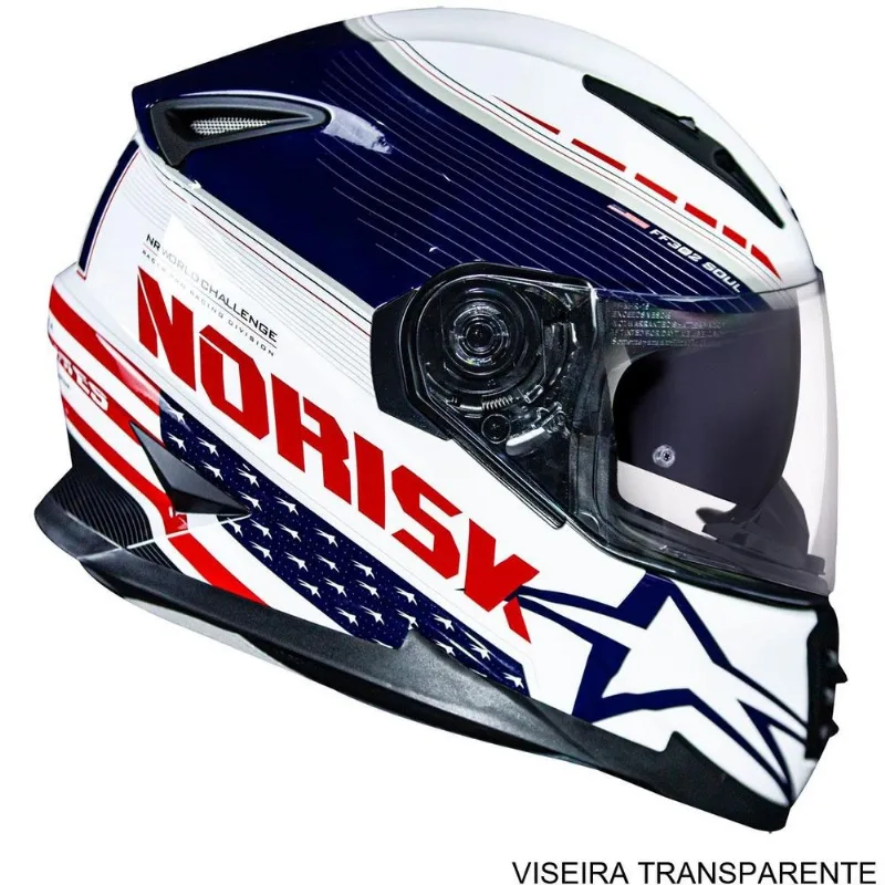 Capacete Norisk FF302 Grand Prix United Kingdom 62 (MP)