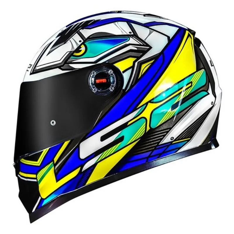Capacete Ls2 Ff358 Xdron Azul Branco