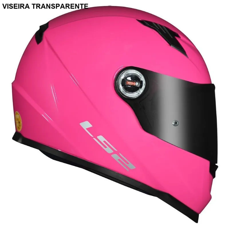 Capacete LS2 Ff358 Monocolor Rosa 62/Xl (MP)
