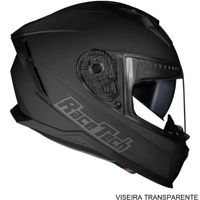 Capacete Race Tech Volt Monocolor Matte Preto 56 (MP)