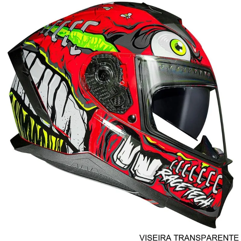 Capacete Race Tech Volt Croc Vermelho 56 (MP)