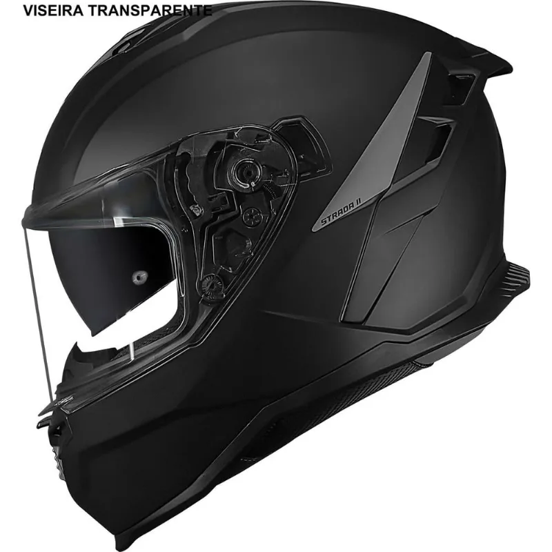 Capacete Norisk Strada II Monocolor Preto Fosco M 58 (MP)